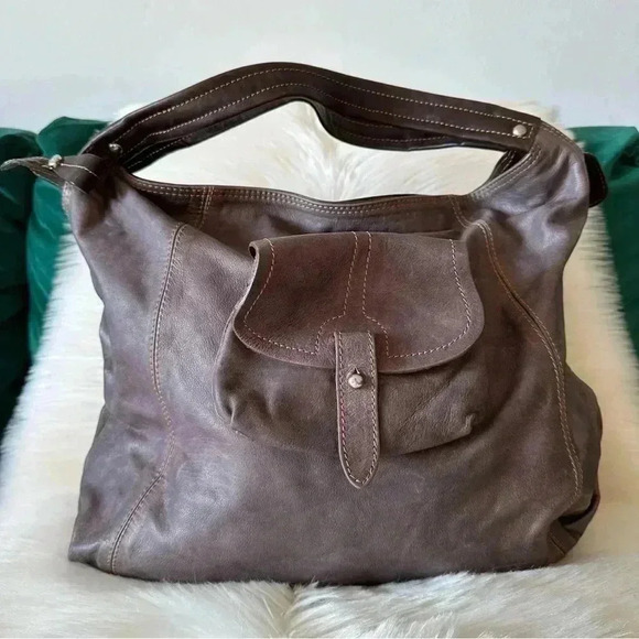 Sofia C Italy Leather Large Shoulder Bag - Picture 6 of 14